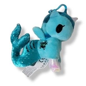 Tokidoki cerulean turtle plush clip keychain Mermicorno